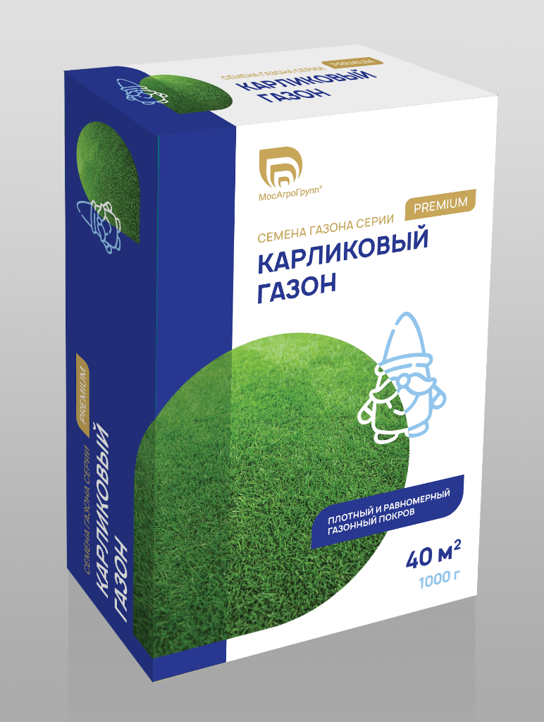 картинка Карликовый газон Премиум 1кг от магазина Gazon-ka